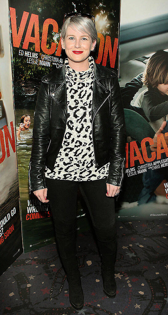 Sinead Kennedy at the special preview screening of Vacation at Cineworld .Dublin..Picture:Brian McEvoy.