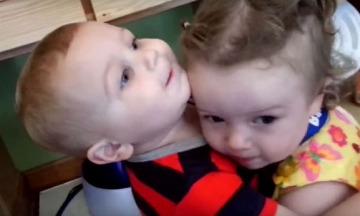 Do You Remember Your First...Hug? This Toddler Had The Best Reaction!