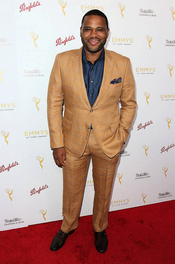 BEVERLY HILLS, CA - AUGUST 24: Actor Anthony Anderson attends the Television Academy's Performers Peer Group Hold Cocktail Reception to Celebrate the 67th Emmy Awards at the Montage Beverly Hills Hotel on August 24, 2015 in Beverly Hills, California.  (Photo by Frederick M. Brown/Getty Images)