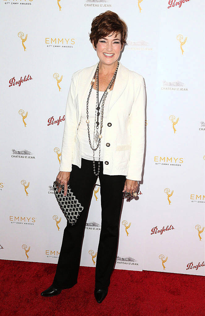 BEVERLY HILLS, CA - AUGUST 24:  Actress Carolyn Hennesy attends the Television Academy's Performers Peer Group Hold Cocktail Reception to Celebrate the 67th Emmy Awards at the Montage Beverly Hills Hotel on August 24, 2015 in Beverly Hills, California.  (Photo by Frederick M. Brown/Getty Images)