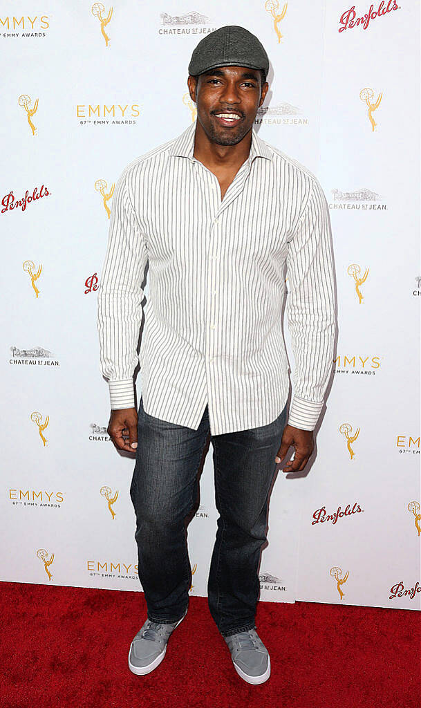 BEVERLY HILLS, CA - AUGUST 24: Actor Jason George attends the Television Academy's Performers Peer Group Hold Cocktail Reception to Celebrate the 67th Emmy Awards at the Montage Beverly Hills Hotel on August 24, 2015 in Beverly Hills, California.  (Photo by Frederick M. Brown/Getty Images)