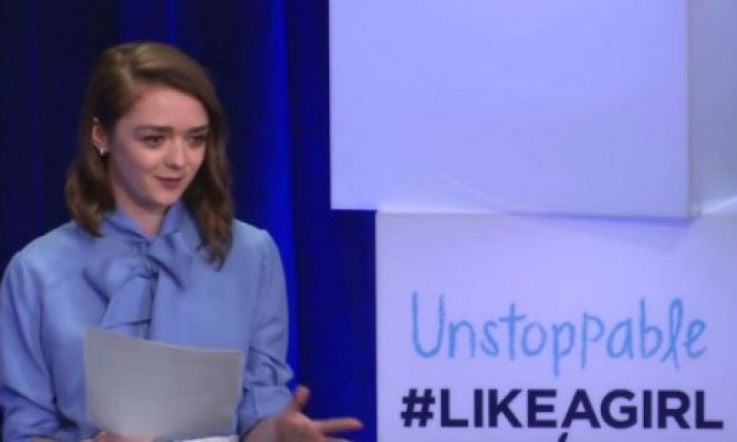 GoT's Maisie Williams Delivers Kickass #LikeAGirl Speech