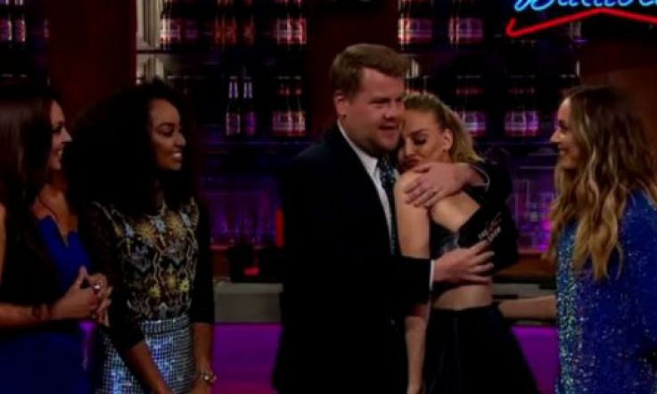 James Corden Sweetly Consoled Perrie Edwards Over Zayn Split