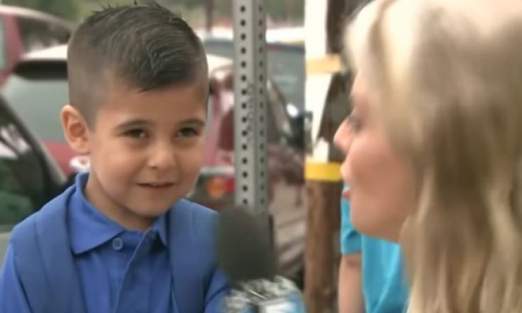 This Kid's First Day At School Will Melt Your Stony Heart