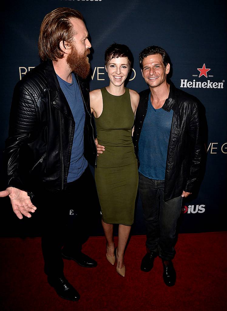 LOS ANGELES, CA - SEPTEMBER 02:  (L-R) Actor Daniel Spink, Emma Fitzpatrick and actor/producer Mark Kassen arrive at the premiere of Radius and G4 Productions' "Before We Go" at the Arclight Theatre on September 2, 2015 in Los Angeles, California.  (Photo by Kevin Winter/Getty Images)