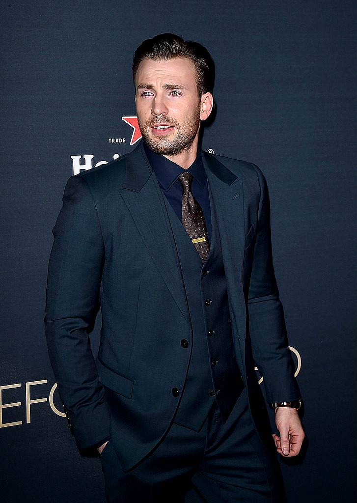 LOS ANGELES, CA - SEPTEMBER 02:  Actor/director Chris Evans arrives at the premiere of Radius and G4 Productions' "Before We Go" at the Arclight Theatre on September 2, 2015 in Los Angeles, California.  (Photo by Kevin Winter/Getty Images)