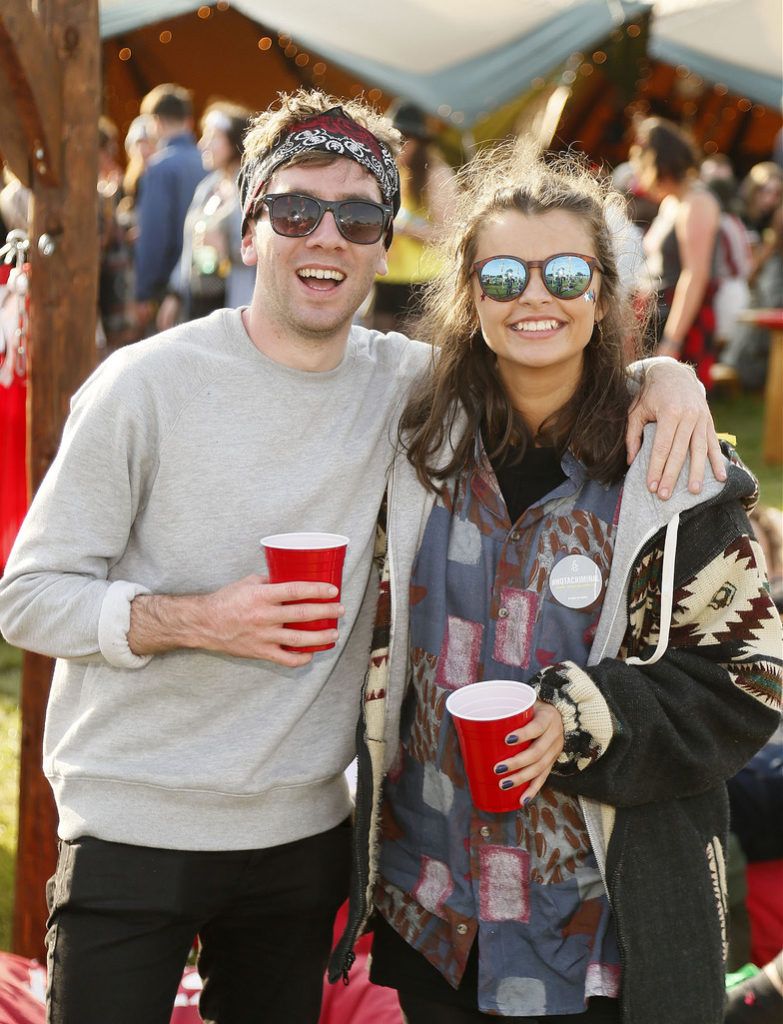 
Andrew Creagh and Niamh McCrory at the JUST EAT Retreat at Electric Picnic -photo Kieran Harnett

