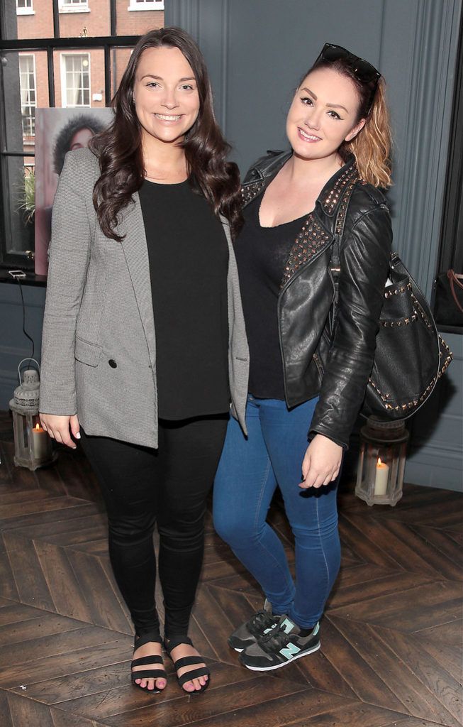 Caitlin McBride and Vicky Notaro at The Lidl Esmara Autumn Winter fashion collection launch at The Dean Hotel,Dublin..Picture:Brian McEvoy.