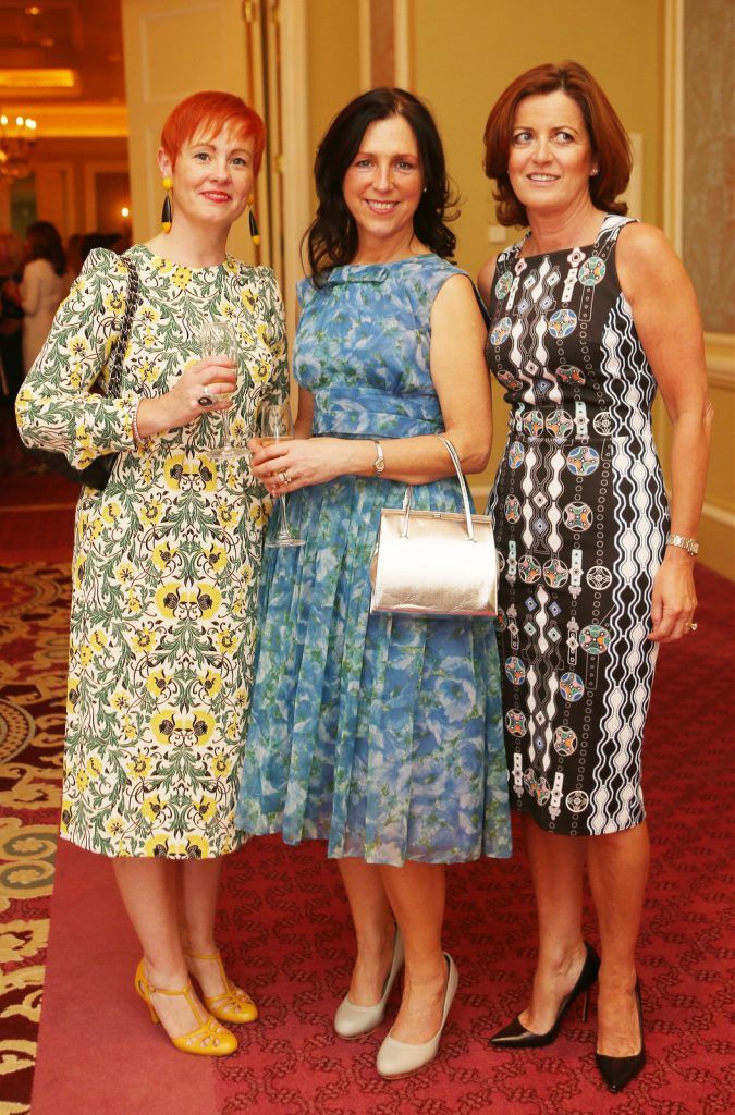  Pictured at the Brown Thomas / ISPCC charity luncheon at the Four Seasons Hotel in Dublin were (l to r): Colette Meehan, Marion Cronin, Eilish Sullivan. Photograph: Leon Farrell / Photocall Ireland