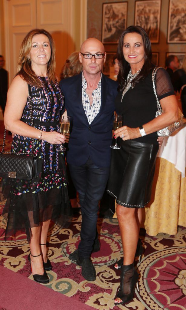 Pictured at the Brown Thomas / ISPCC charity luncheon at the Four Seasons Hotel in Dublin were (l to r): Christina Kilroe, Erich Conlon, Annette Rocca. Photograph: Leon Farrell / Photocall Ireland