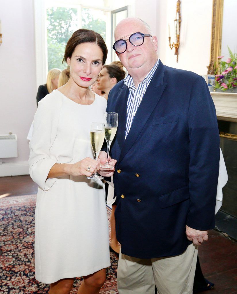 Caroline Sleiman and Ernie Whalley pictured at the launch of The Cliff Townhouse 4th Annual Oyster Festival on 8th September.

Pic: Marc O'Sullivan