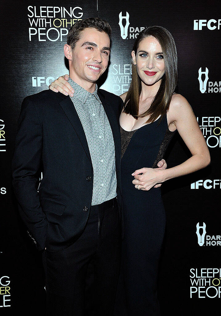 LOS ANGELES, CA - SEPTEMBER 09:  (L-R) Actors Dave Franco and Alison Brie attend the Los Angeles premiere of IFC Films "Sleeping with Other People" presented by Dark Horse Wine on September 9, 2015 in Los Angeles, California.  (Photo by John Sciulli/Getty Images for Darin Pfeiffer Consulting)