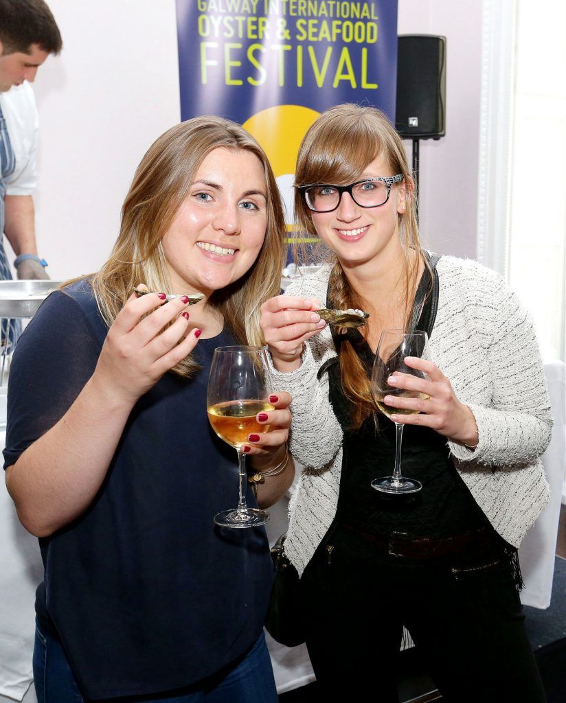 Rose O'Donnell and Francesca Sabba Pictured at the launch of The Cliff Townhouse 4th Annual Oyster Festival on 8th September. 

Pic: Marc O'Sullivan