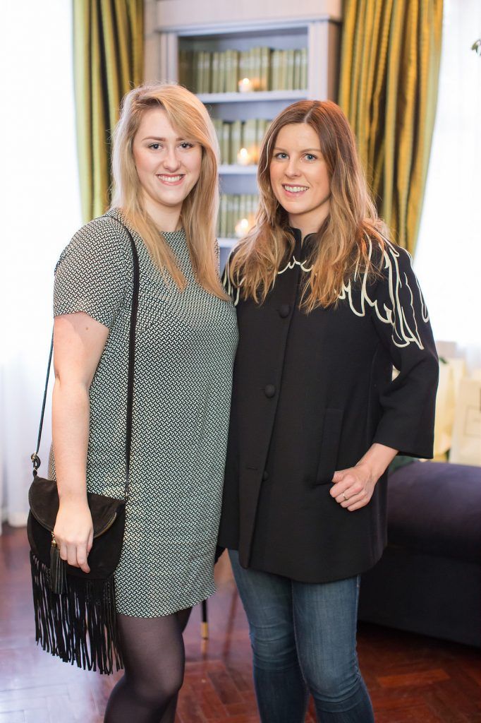 Aisling Keenan & Deanna O'Connor pictured at the launch of the Jo Malone London Christmas Collection at the Dylan Hotel. Photo: Anthony Woods.