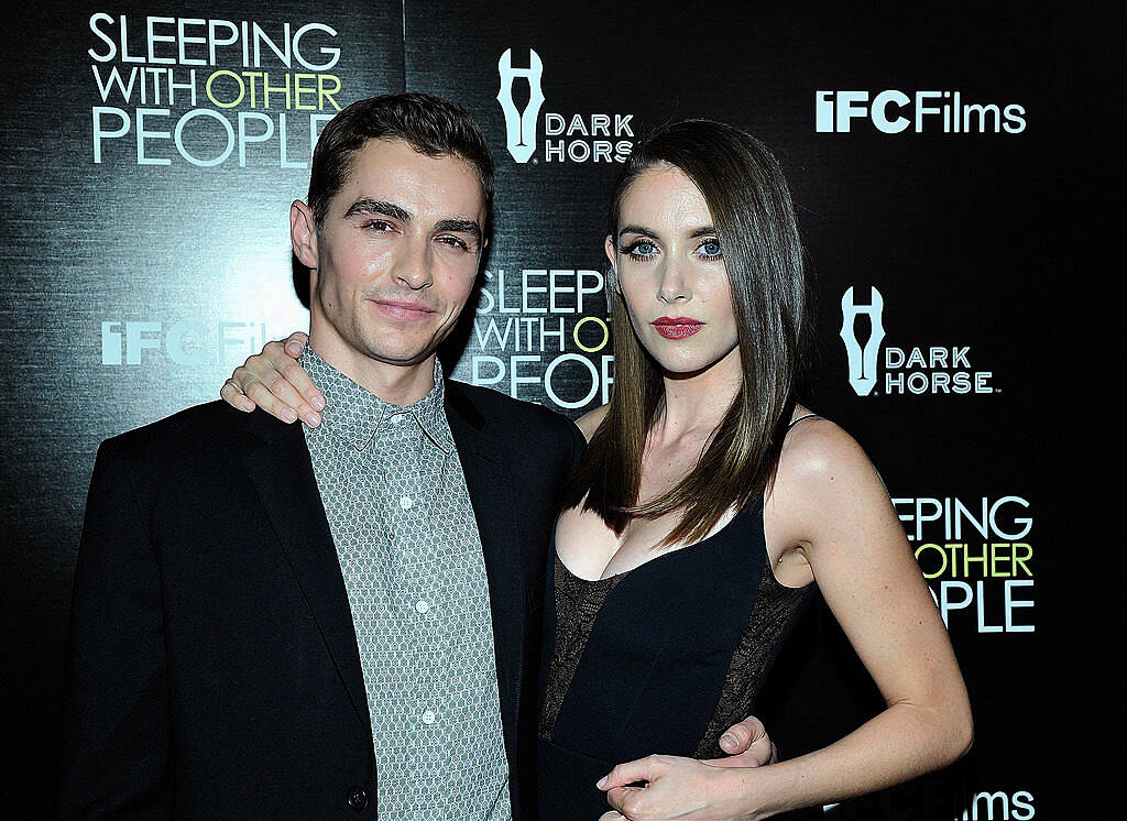 LOS ANGELES, CA - SEPTEMBER 09:  (L-R) Actors Dave Franco and Alison Brie attend the Los Angeles premiere of IFC Films "Sleeping with Other People" presented by Dark Horse Wine on September 9, 2015 in Los Angeles, California.  (Photo by John Sciulli/Getty Images for Darin Pfeiffer Consulting)