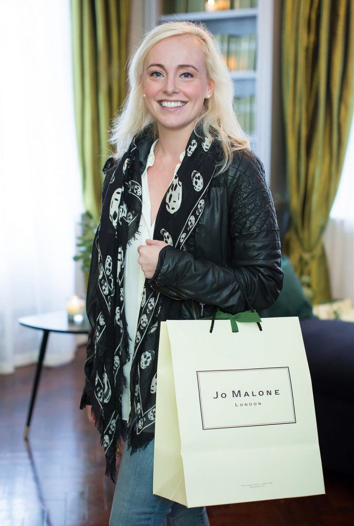 Klara Heron pictured at the launch of the Jo Malone London Christmas Collection at the Dylan Hotel. Photo: Anthony Woods.