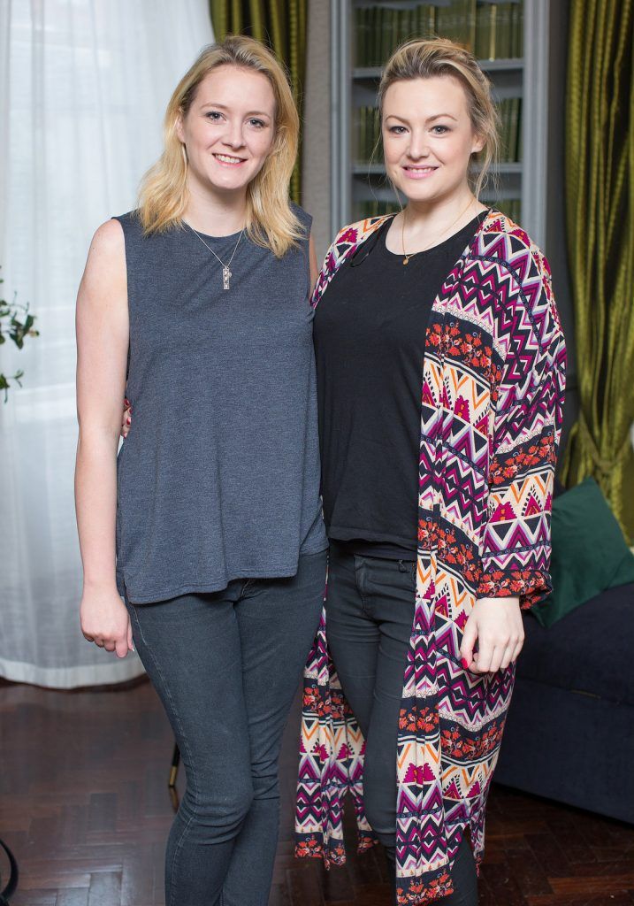Anna Shelswell White & Laura Cunningham pictured at the launch of the Jo Malone London Christmas Collection at the Dylan Hotel. Photo: Anthony Woods.