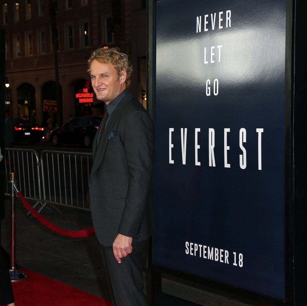 HOLLYWOOD, CA - SEPTEMBER 09:  Actor Jason Clarke attends the Premiere of Universal Pictures' "Everest" at the TCL Chinese 6 Theatre on September 9, 2015 in Hollywood, California.  (Photo by Frederick M. Brown/Getty Images)