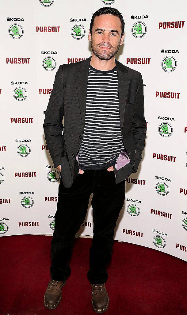 Actor Dara Devaney at the Dublin premiere of Irish car-chase movie, ‘Pursuit’ in association with Skoda at the Imc Cinema ,Tallaght Dublin ..Pictures Brian McEvoy.