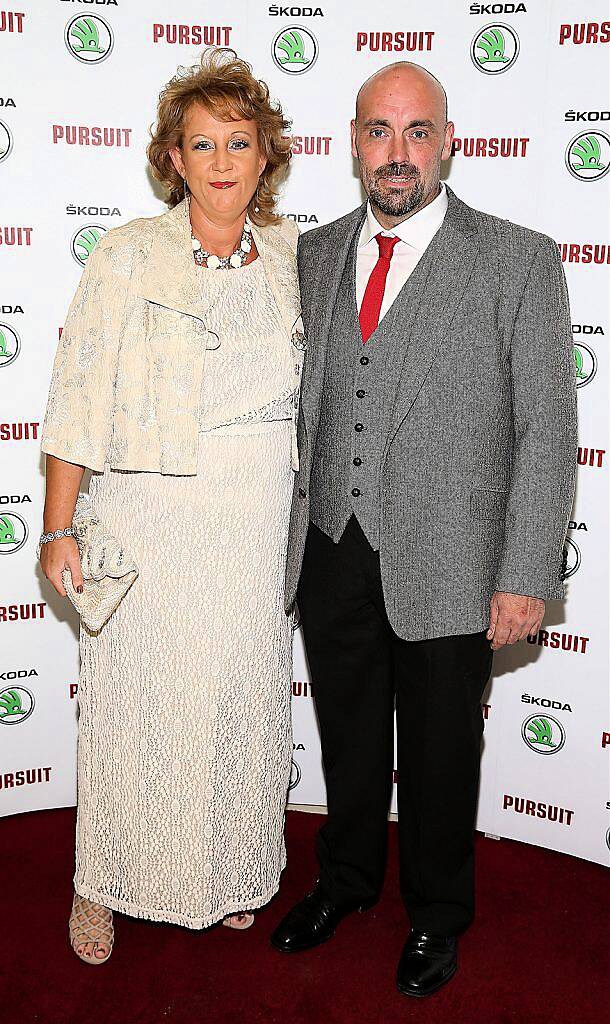 Tony Condron and Nicola Condron   at the Dublin premiere of Irish car-chase movie, ‘Pursuit’ in association with Skoda at the Imc Cinema ,Tallaght Dublin ..Pictures Brian McEvoy.