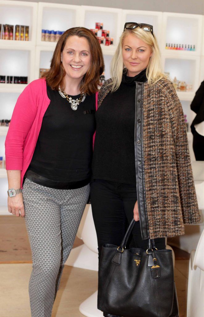 Pictured at Coty Ireland Showcase, an exclusive event previewing the latest launches from beauty giant Coty, are Ruth Scott and Amanda Brunker. 

Photo: Mark Stedman/Photocall Ireland