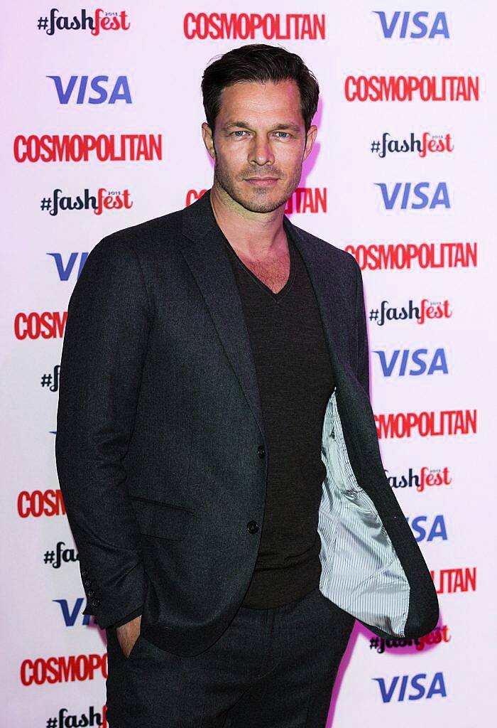 LONDON, ENGLAND - SEPTEMBER 17:  Paul Sculfor attends the Catwalk to Cosmopolitan fashion show as part of the Cosmopolitan FashFest at Battersea Evolution on September 17, 2015 in London, England.  (Photo by John Phillips/Getty Images)