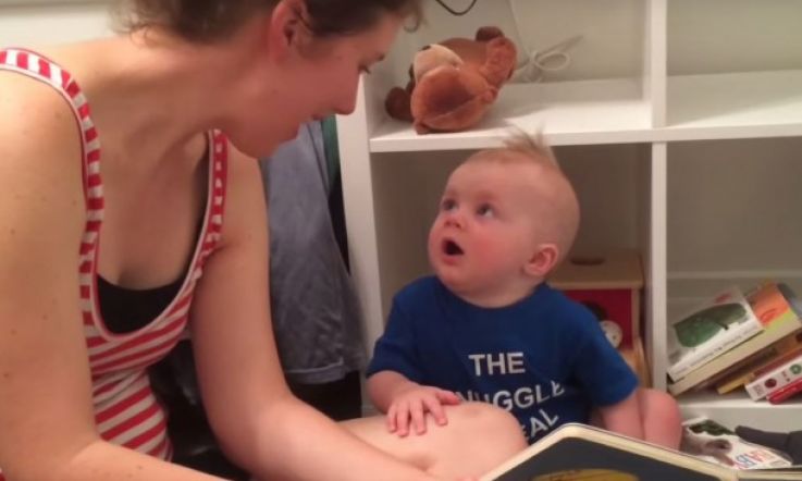 This Baby Bookworm Is Devastated Every Time A Book Ends