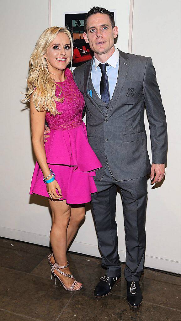 Dublin player Stephen Cluxton and Joanne O Connor at the Gibson Hotel All Ireland Post Match Banquet at the Gibson Hotel ,Dublin .Picture Brian mcEvoy.