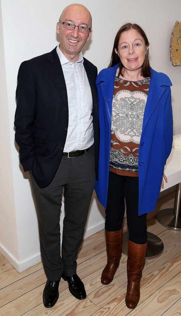 david butler and Mary Stapleton at the launch of Neven Maguire's cookbook "The Nation's favourite Healthy Food" at Eathos in Upper Baggot Street,Dublin..Picture :Brian Mcevoy.