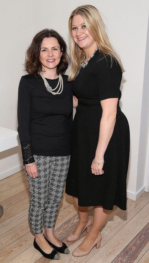 Niamh Hogan and Mary Tallent at the launch of Neven Maguire's cookbook "The Nation's favourite Healthy Food" at Eathos in Upper Baggot Street,Dublin..Picture :Brian Mcevoy.