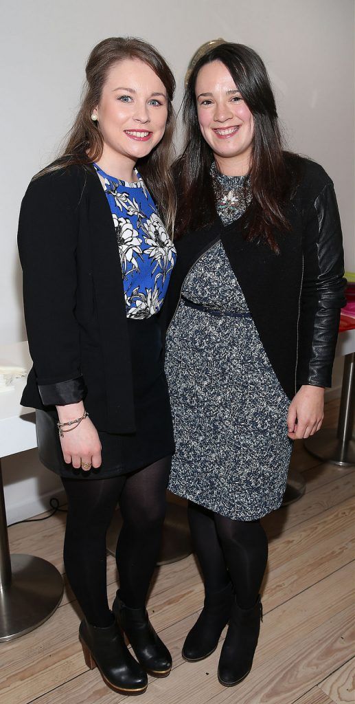 Karen Sheridan and Olivia Raftery at the launch of Neven Maguire's cookbook "The Nation's favourite Healthy Food" at Eathos in Upper Baggot Street,Dublin..Picture :Brian Mcevoy.
