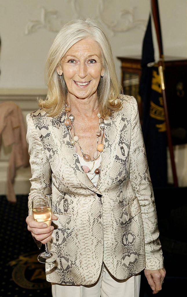 
Aine Massey at the Irish Fashion Exposure Spring Summer show held by the Order of Lazarus in association with the Design Centre held in the Stephens Green Hibernian Club-photo Kieran Harnett