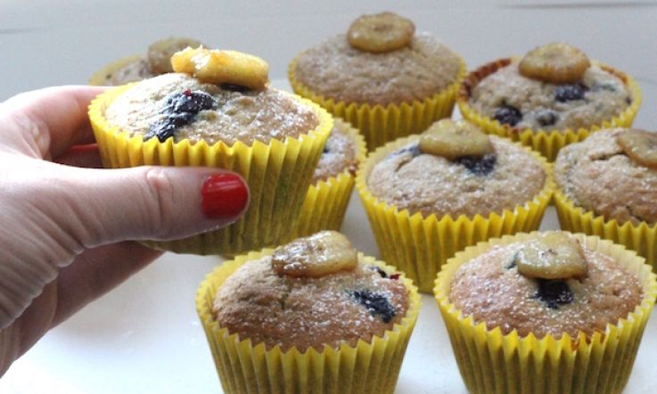 Sweet Saturday Recipe: Blueberry & Banana Muffins