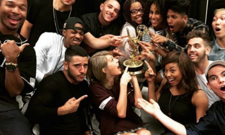 Taylor Swift Won an Emmy, Takes Selfies with it 'ALL DAY'