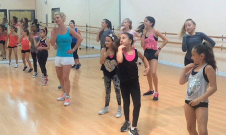 Britney Spears Popped into Dance Class to Teach These Little Stars