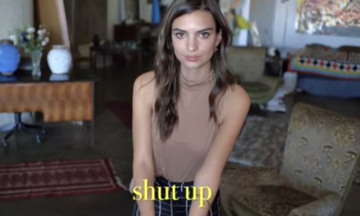 Emily Ratajkowski Tells Vogue's 73 Questions Dude to 'Shut Up'