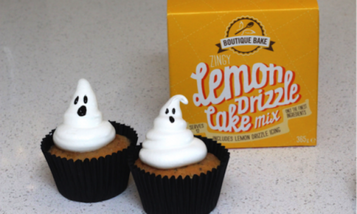 Boutique Bake Recipe: Ghostly Lemon Drizzle Cupcakes