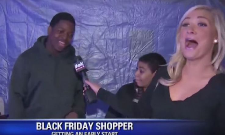 Black Friday Shopper Gives 'Cribs' Style Tour of Tent