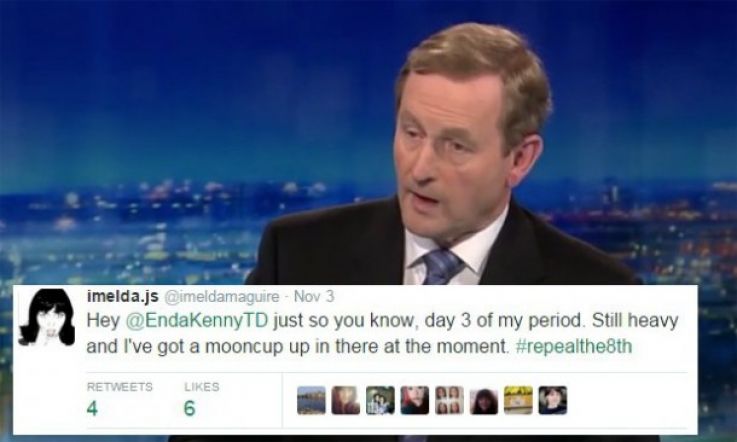 Why are Women Tweeting Enda Kenny About their Periods?