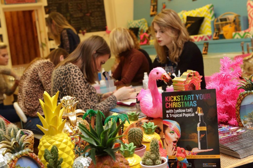 The Yellow Tail Wine and Nail Art event at Tropical Popical in Sth William Street,Dublin
Pictures Brian McEvoy