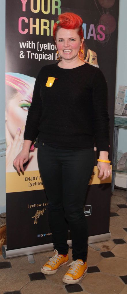 Jackie Coffey  at the Yellow Tail Wine and Nail Art event at Tropical Popical in Sth William Street,Dublin
Picture Brian McEvoy