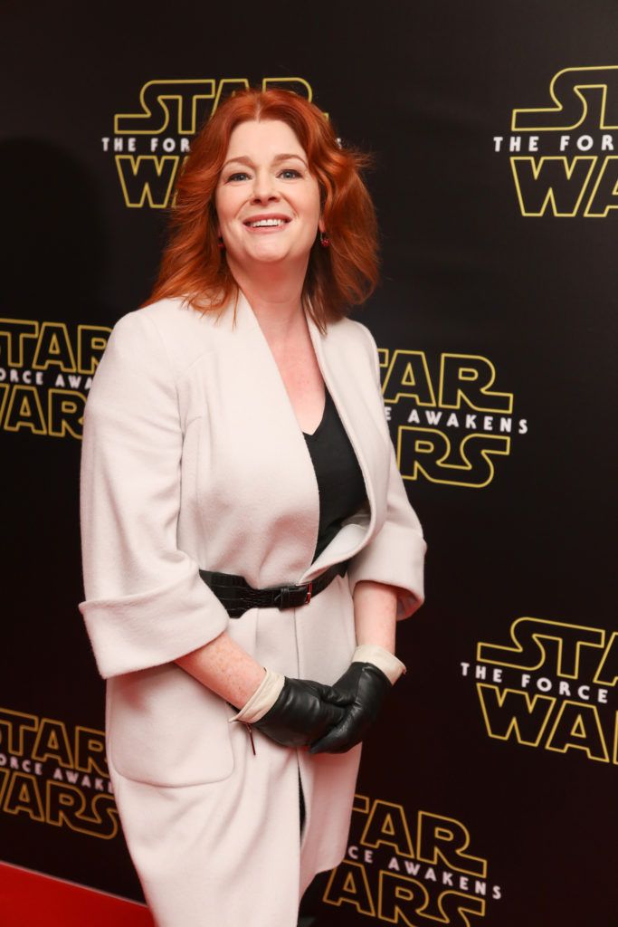Blathnaid Ni Chofaigh pictured at the special event screening of Star Wars The Force Awakens at the Savoy Cinema Dublin. Photo Anthony Woods