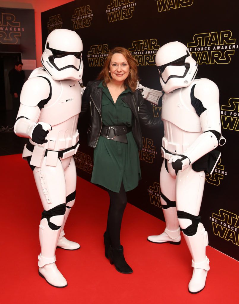 Cathy Belton pictured at the special event screening of Star Wars The Force Awakens at the Savoy Cinema Dublin. Photo Anthony Woods