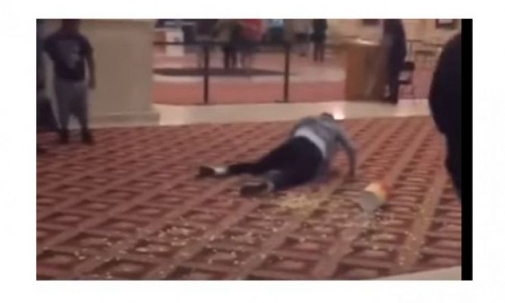 Girl's Epic Fall in Cinema is Going MEGA Viral