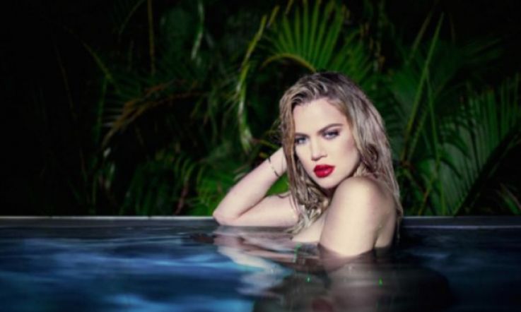 Of Course Khloe Kardashian Poses In the Nip for Her App