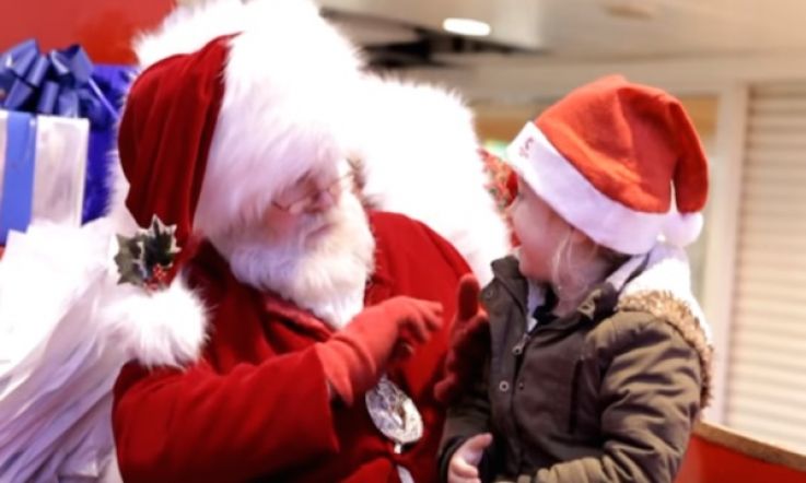 Watch: Santa Uses Sign Language to Chat to Little Girl