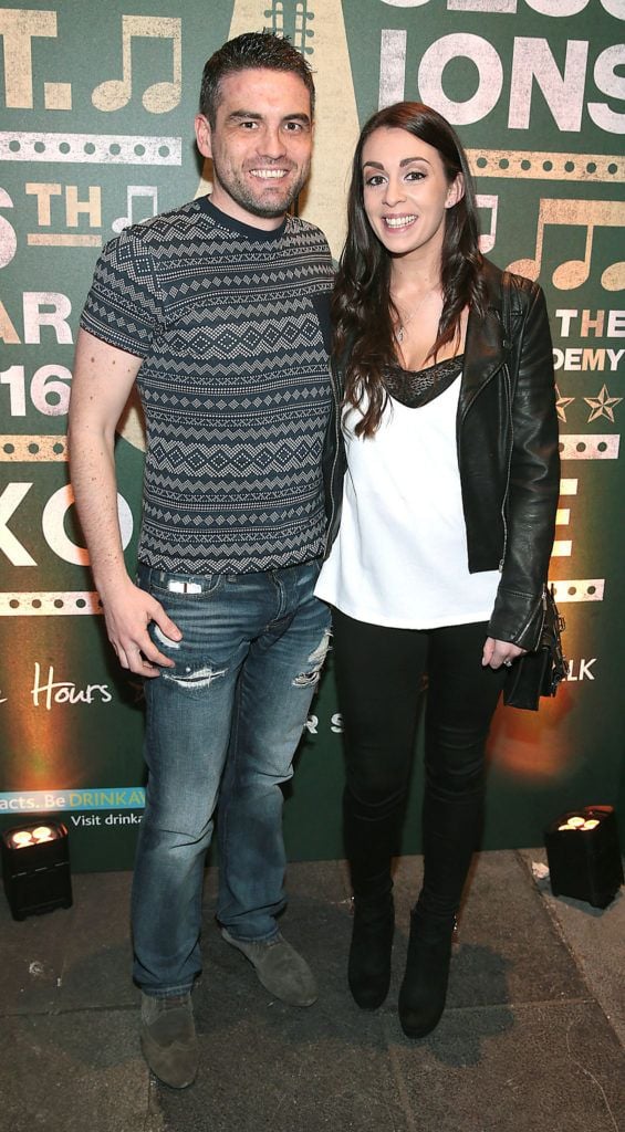 Sean Mulvey and Jacinta Smith at the Jameson Bow Street Sessions at The Academy Dublin..Picture Brian McEvoy 