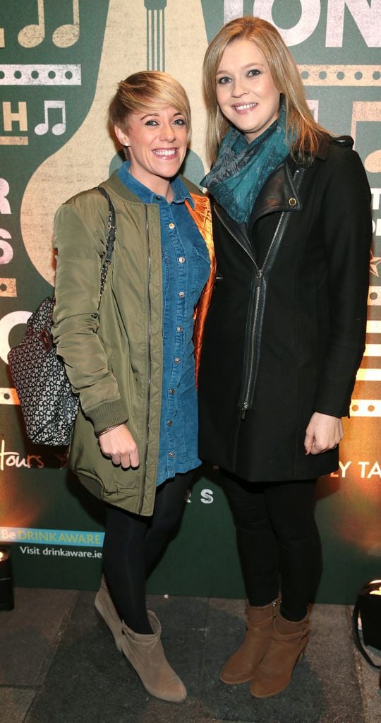 Gwen Geoghegan and Marie Power at the Jameson Bow Street Sessions at The Academy Dublin..Picture Brian McEvoy