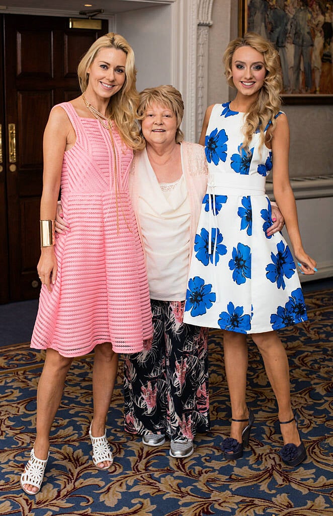 Hannah Corcoran, Ursula & Dolly Kelly pictured attending the CRY 'Pure Style Fashion Luncheon’ in association with Arnotts. Photo: Anthony Woods.