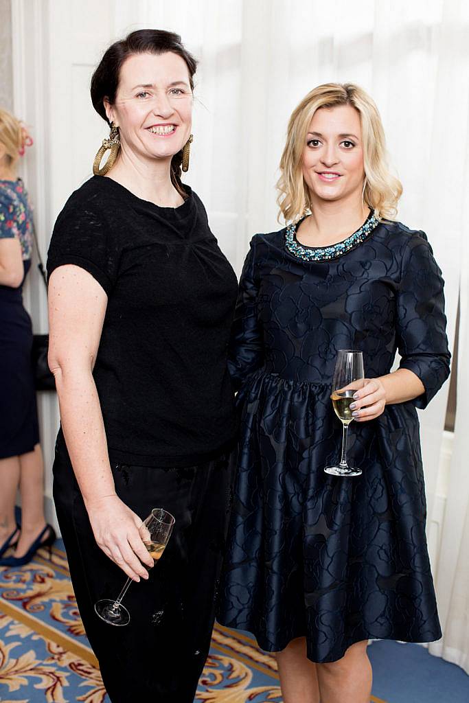 Caroline Kilkenny & Emily O'Byrnes pictured attending the CRY 'Pure Style Fashion Luncheon’ in association with Arnotts. Photo: Anthony Woods.